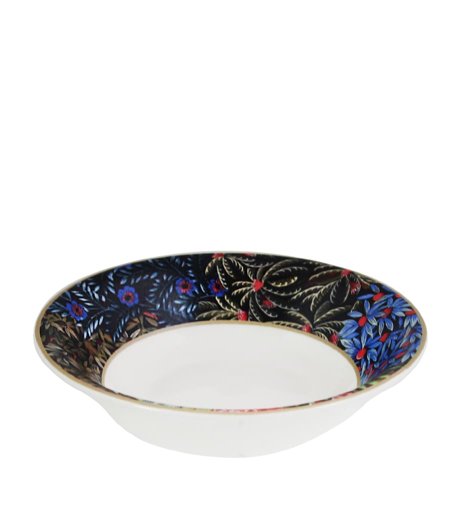 Gien set of 4 floral cereal bowls 16.5cm, UK version