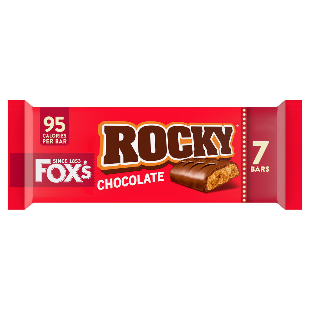 Fox's Rocky Chocolate Biscuit Bars Multipack, 7 Pack, 7x19g