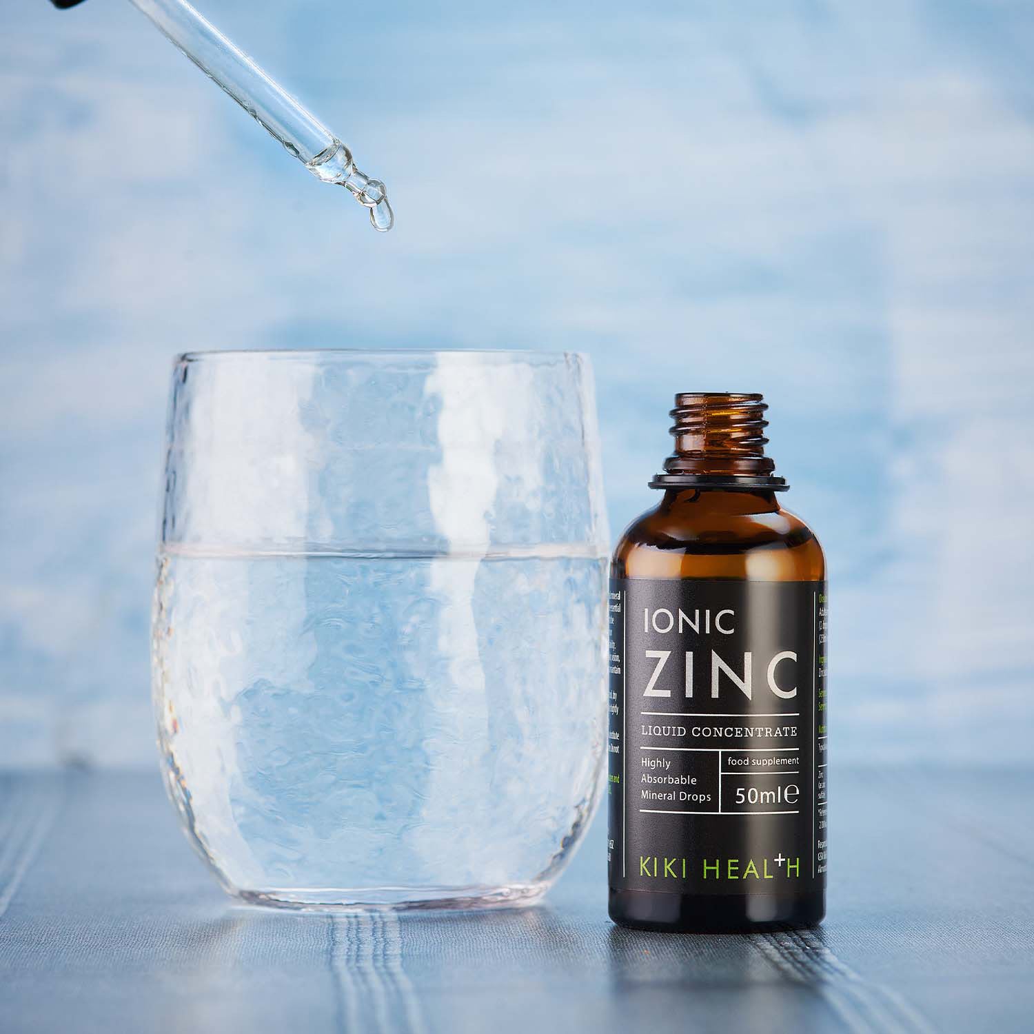 KIKI Health ionic zinc liquid concentrate 50ml, imported from the UK