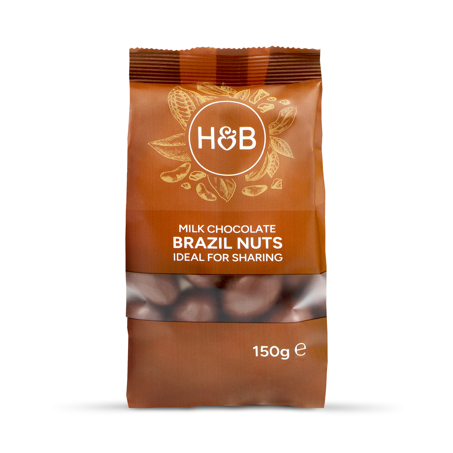 Holland Barrett Milk Chocolate Brazil Nuts 150g