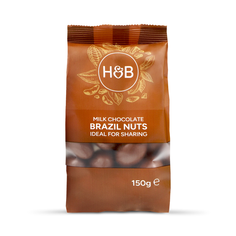 Holland Barrett Milk Chocolate Brazil Nuts 150g
