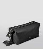 Aspinal of London leather reporter wash bag - British product