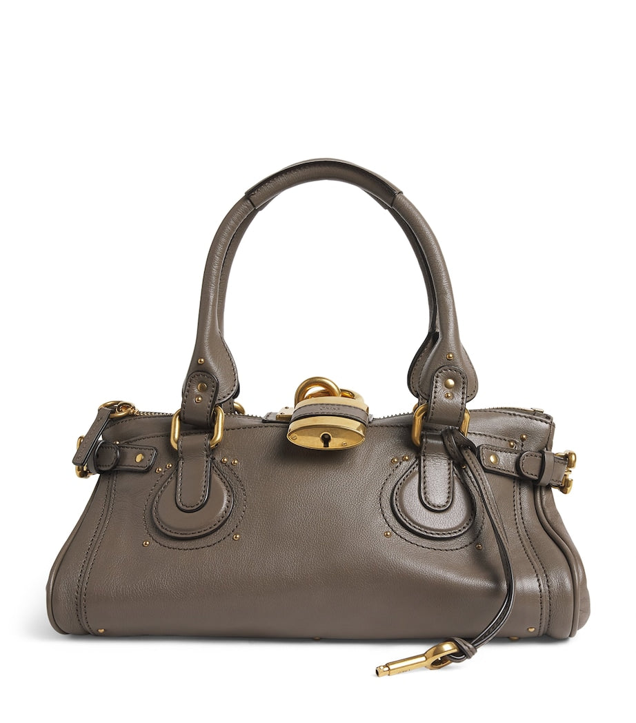 Chloé Paddington top-handle bag with padlock charm, imported from the UK