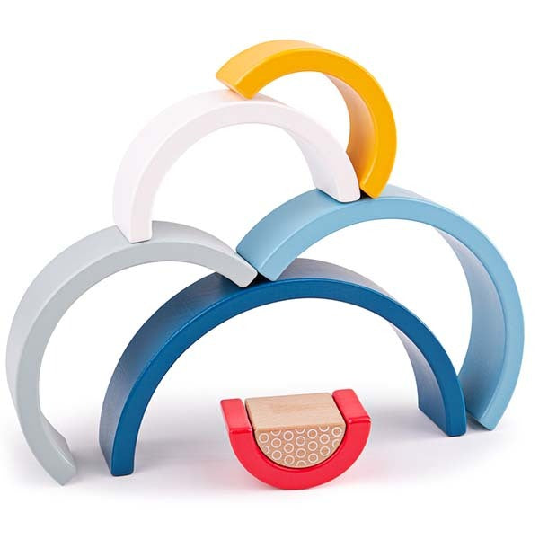 Bigjigs Toys Wooden Rainbow Arches GOODS Superdrug   