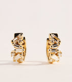 Suzanne Kalan diamond huggie earrings 12mm UK version