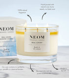 NEOM Real Luxury 3-Wick Candle 420g - British product