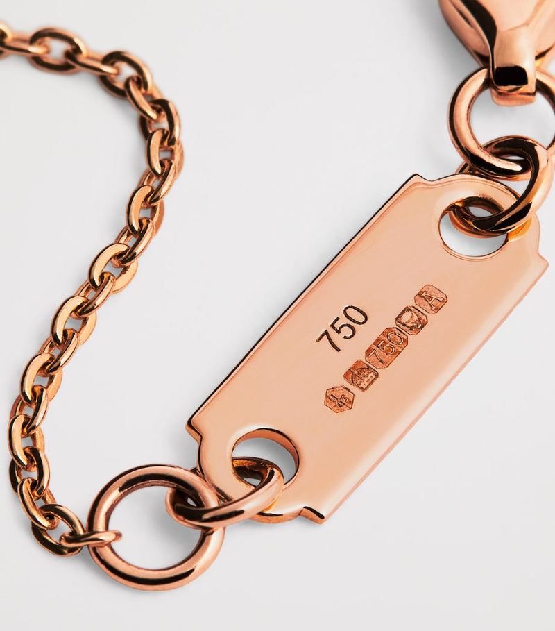 Harrods rose gold diamond bracelet 0.33ct, imported from the UK