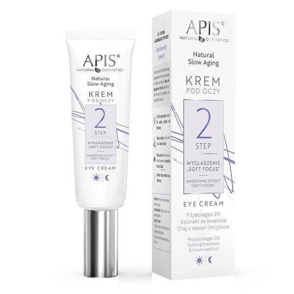 APIS Smoothing Eye Cream 15ml anti-ageing formula, imported from the UK