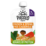 Piccolo Organic Spring Vegetables & Chicken Casserole with Rice & A hint Tarragon 130g 7 Months+ GOODS Boots   