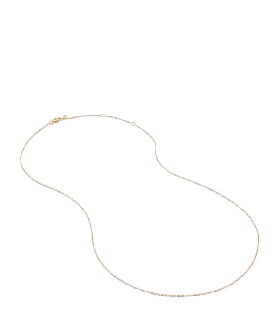 Monica Vinader yellow gold chain necklace 46cm, imported from the UK