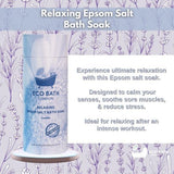 Eco Bath lavender bath soak 1kg, imported from the UK