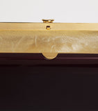Jeffrey Levinson mirrored Finley clutch bag (British brand)