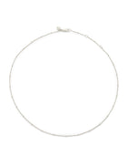 Monica Vinader sterling silver beaded chain necklace 46cm, imported from the UK