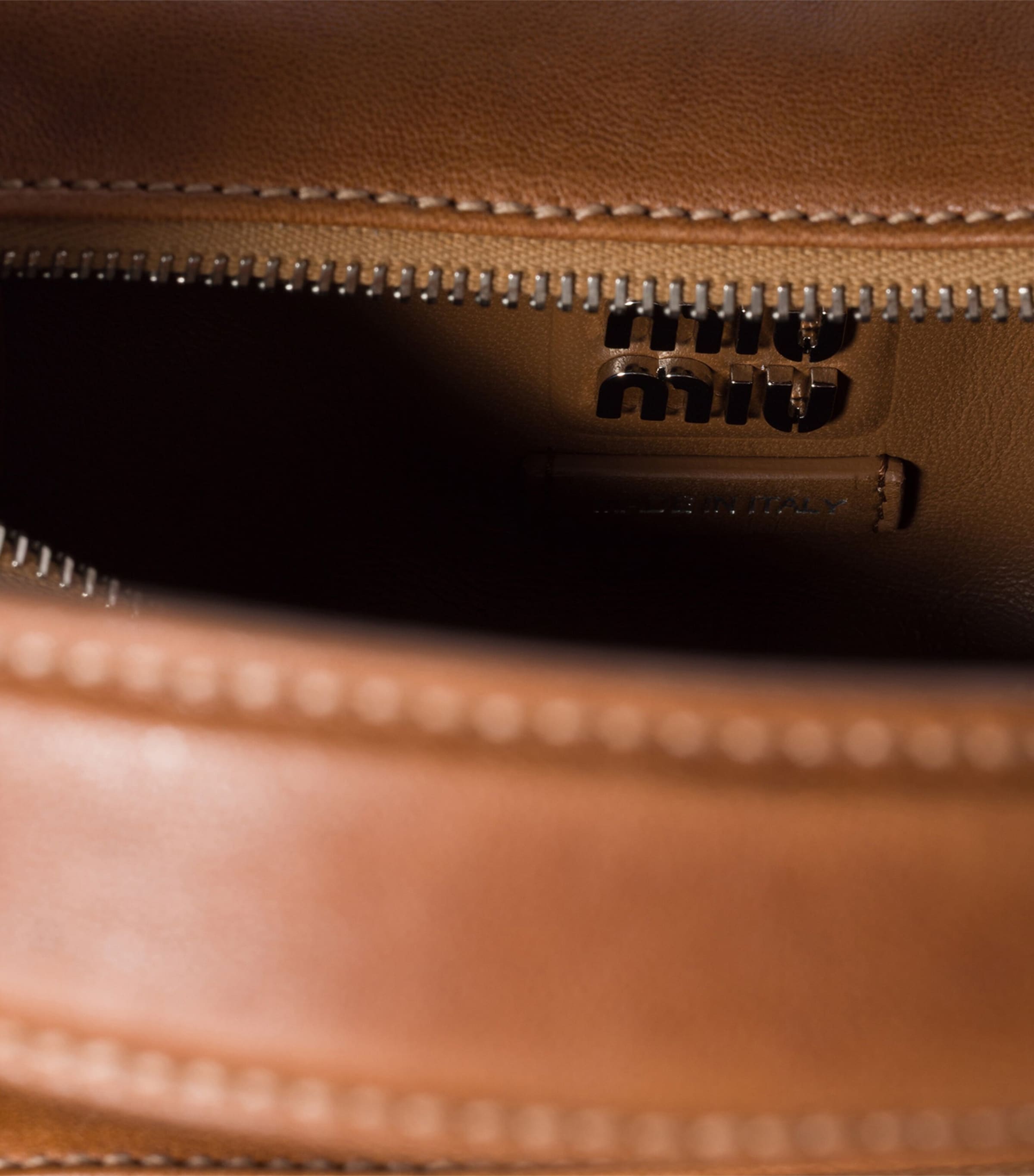 Miu Miu nappa leather pocket top-handle bag, UK version