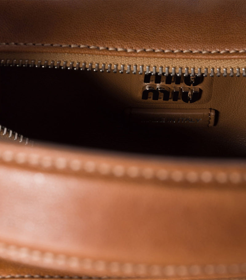 Miu Miu nappa leather pocket top-handle bag, UK version