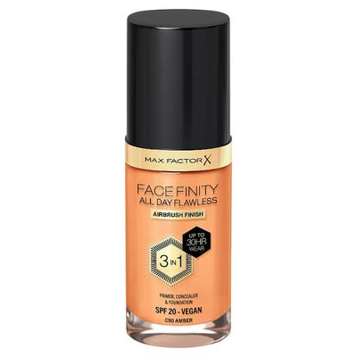 Superdrug Max Factor Facefinity Flawless Foundation Amber Liquid- Buy online at McGrocer