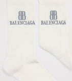 Balenciaga cotton-blend logo socks designer accessory - British product