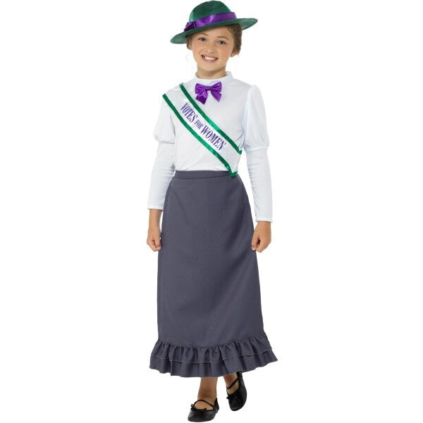 Smiffys Victorian suffragette costume, imported from the UK