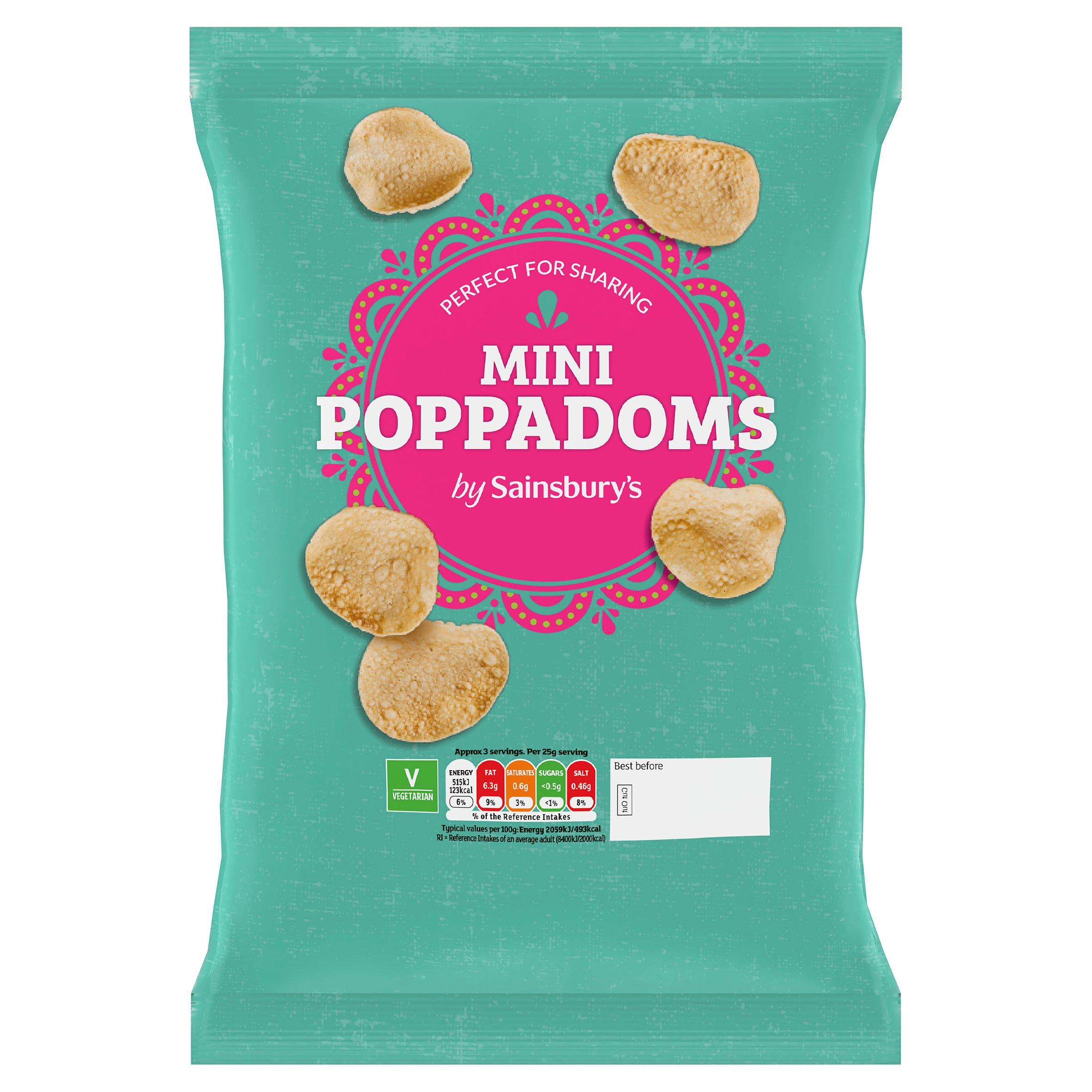 Sainsbury's Mini Poppadoms 70g GOODS Sainsburys   