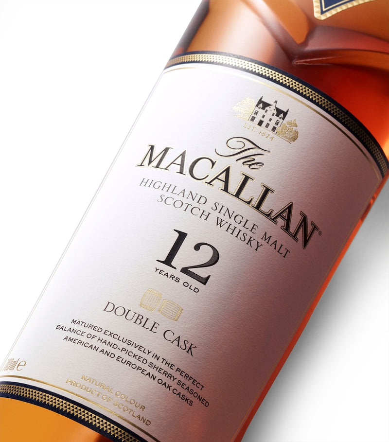 Macallan 12-year-old double cask single malt Scotch whisky 70cl (British brand)