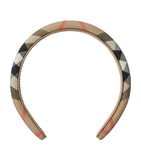 Burberry kids padded headband with check pattern - British product