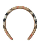 Burberry kids padded headband with check pattern - British product