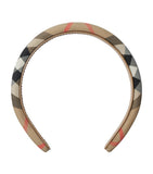 Burberry kids padded headband with check pattern - British product