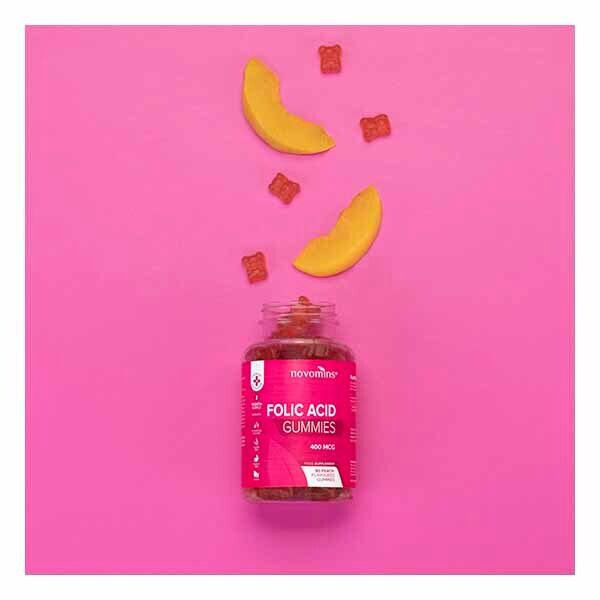 Novomins Folic Acid Gummies 90 Gummies GOODS Superdrug   