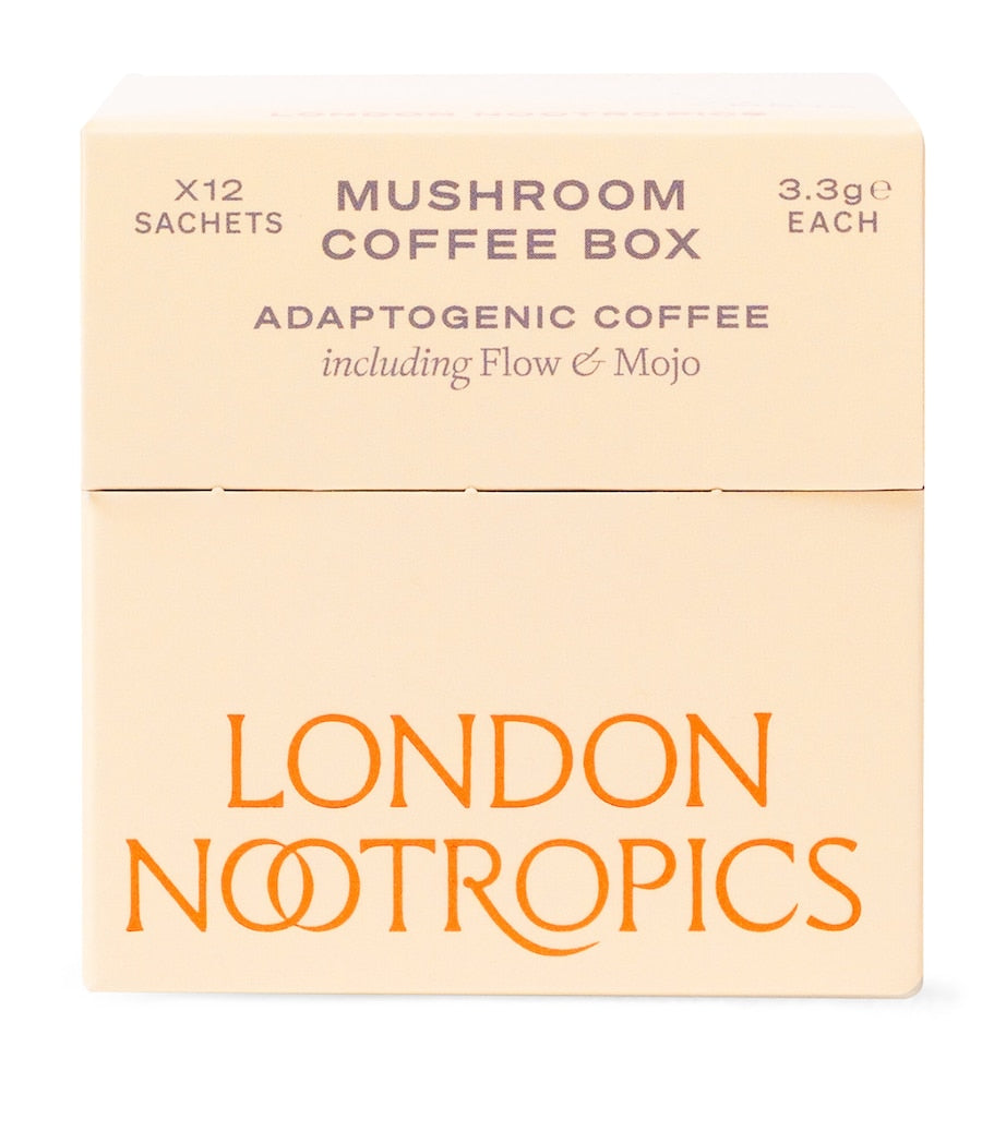 Adaptogenic Mushroom Coffee Box, 12 Sachets, 72g