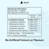 New Leaf Probiotic Multi Strain 120 Tablets, UK version