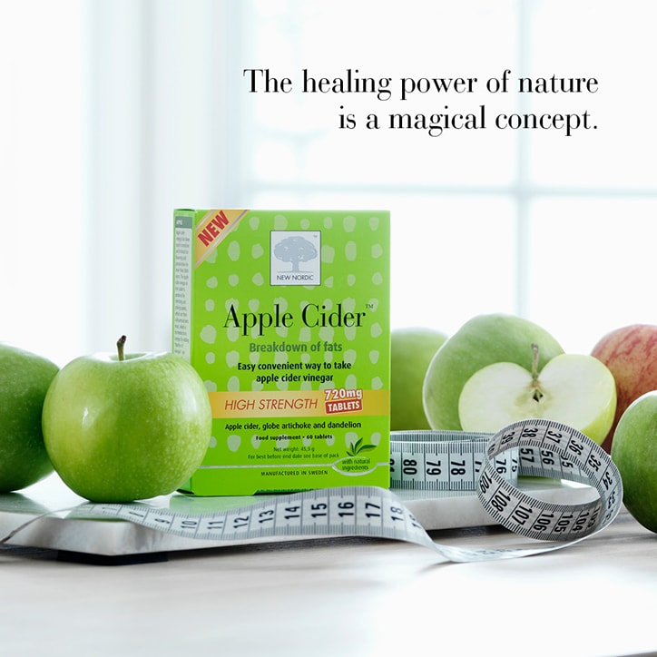 New Nordic High Strength Apple Cider 60 Tablets 720mg