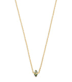 Emily P. Wheeler Tilly necklace with green sapphires, imported from the UK