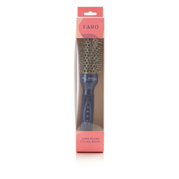 Faro 32mm Ceramic Barrel Hair Brush - British product