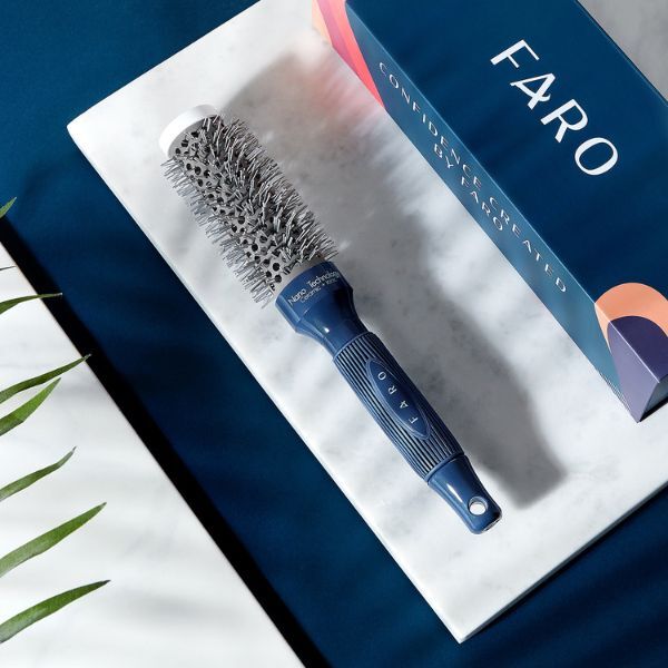 Faro 32mm Ceramic Barrel Hair Brush - British product