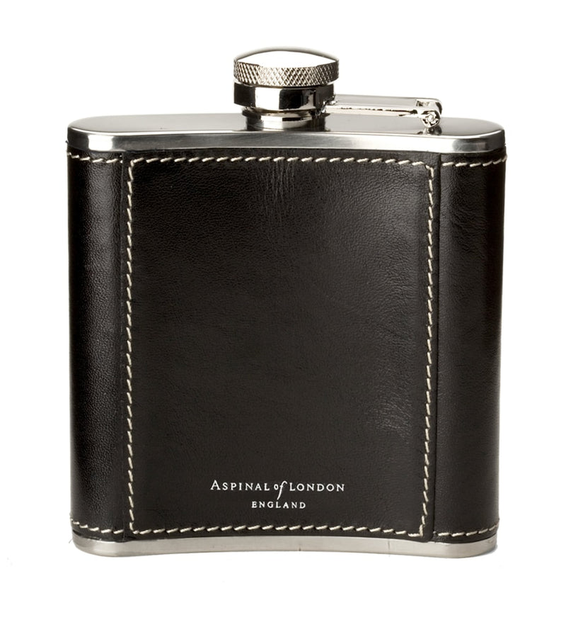 Aspinal Of London Classic Leather Hip Flask 5oz - British product