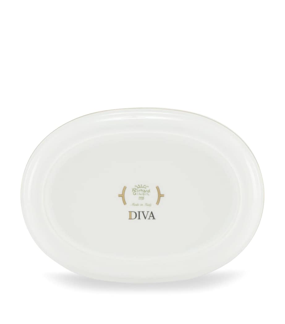 GINORI 1735 porcelain pickle dish verde 21.5cm, UK version