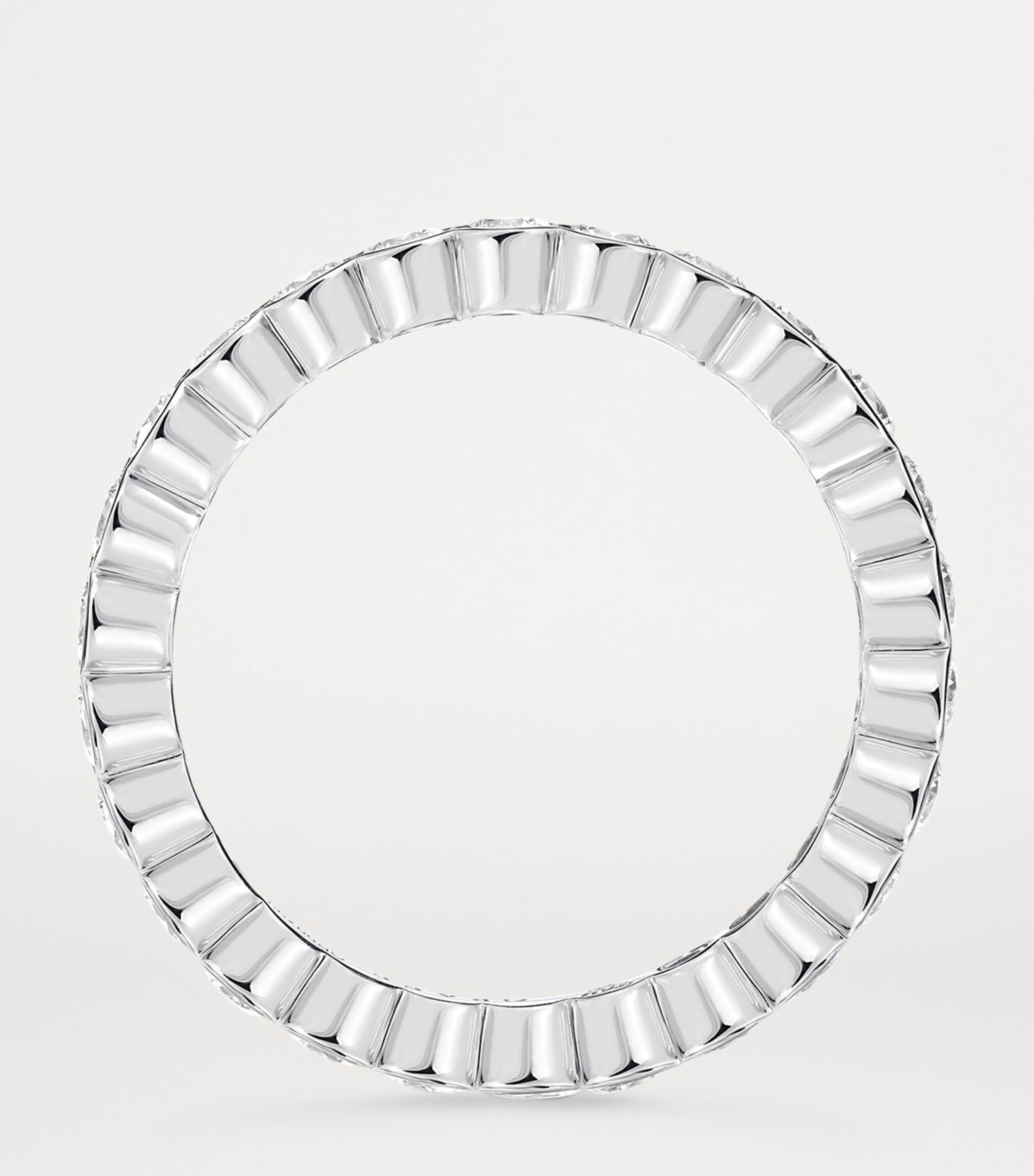 Graff white gold diamond eternity ring (British brand)