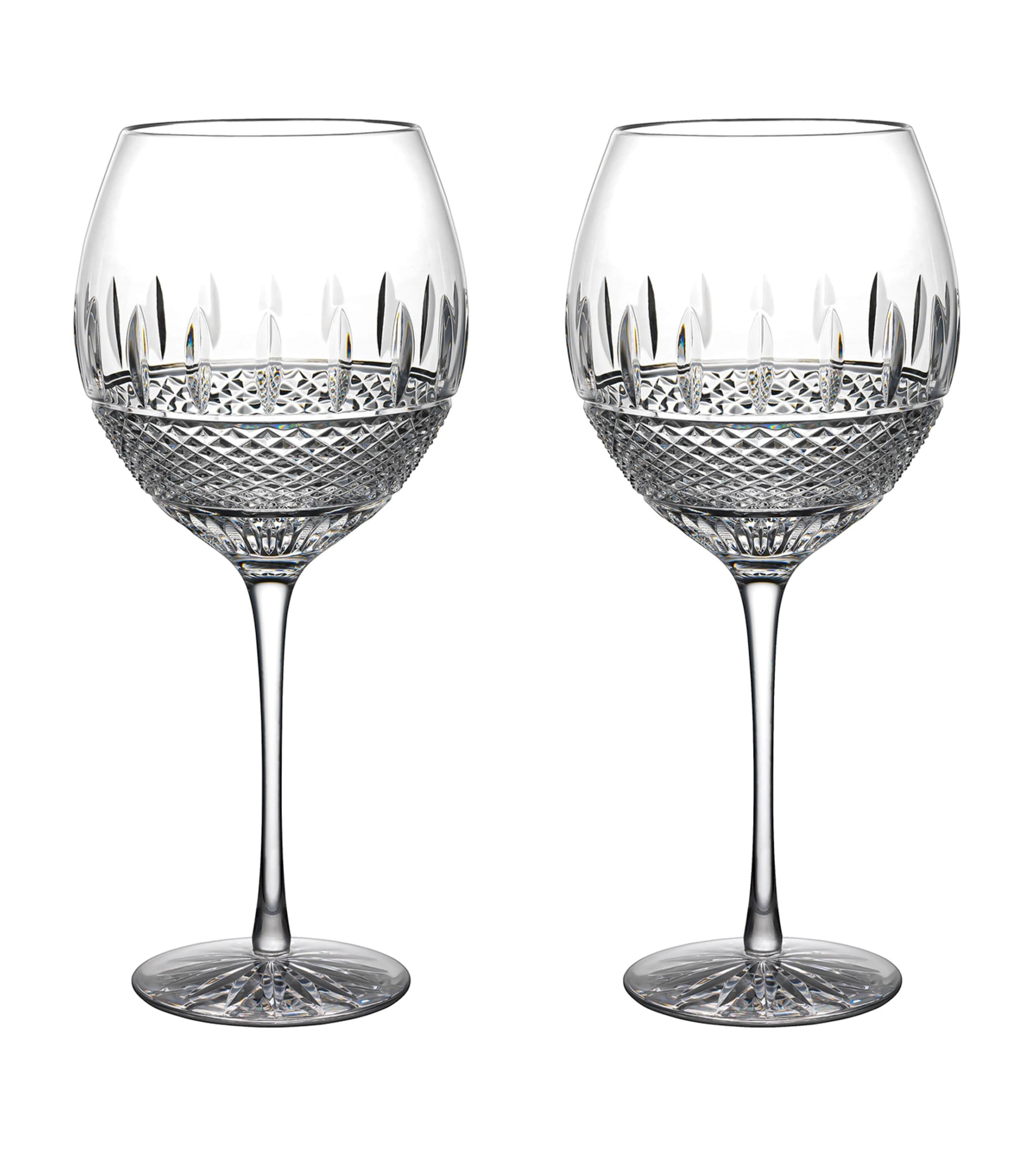 Waterford Irish Lace red wine glasses 575ml (British brand)
