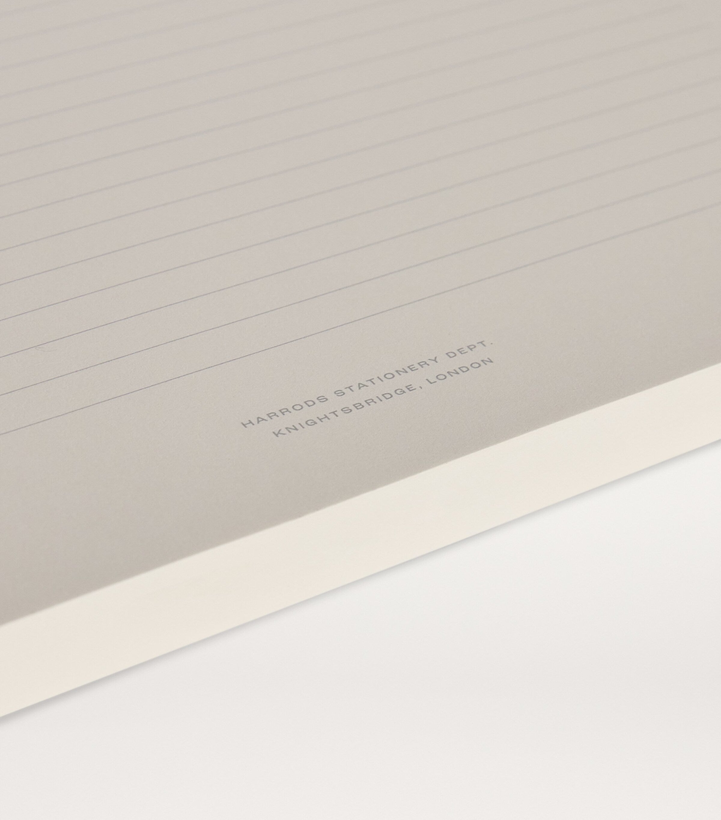 Harrods lined A4 jotter block with 230 pages, UK version