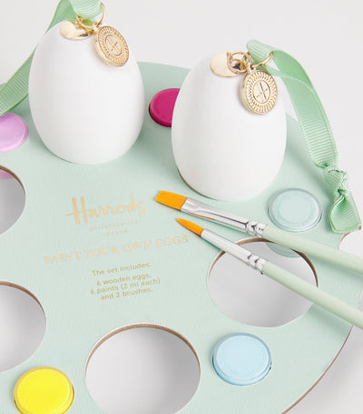 Harrods Påske Tre-egg Maling Håndverkssett med Maling og Pensler – Kjøp online på McGrocer