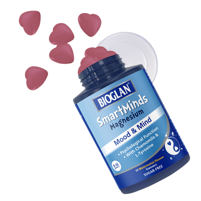Bioglan SmartMinds Magnesium Mood & Mind Gummies Vannmelon 60 stk