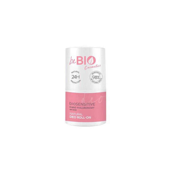beBIO Natural Deodorant Roll-On Heather 50ml - Britisk produkt