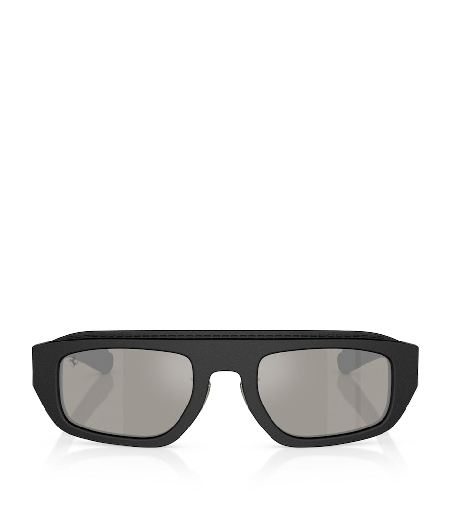 Ferrari acetate pillow sunglasses brown bordeaux lenses, imported from the UK