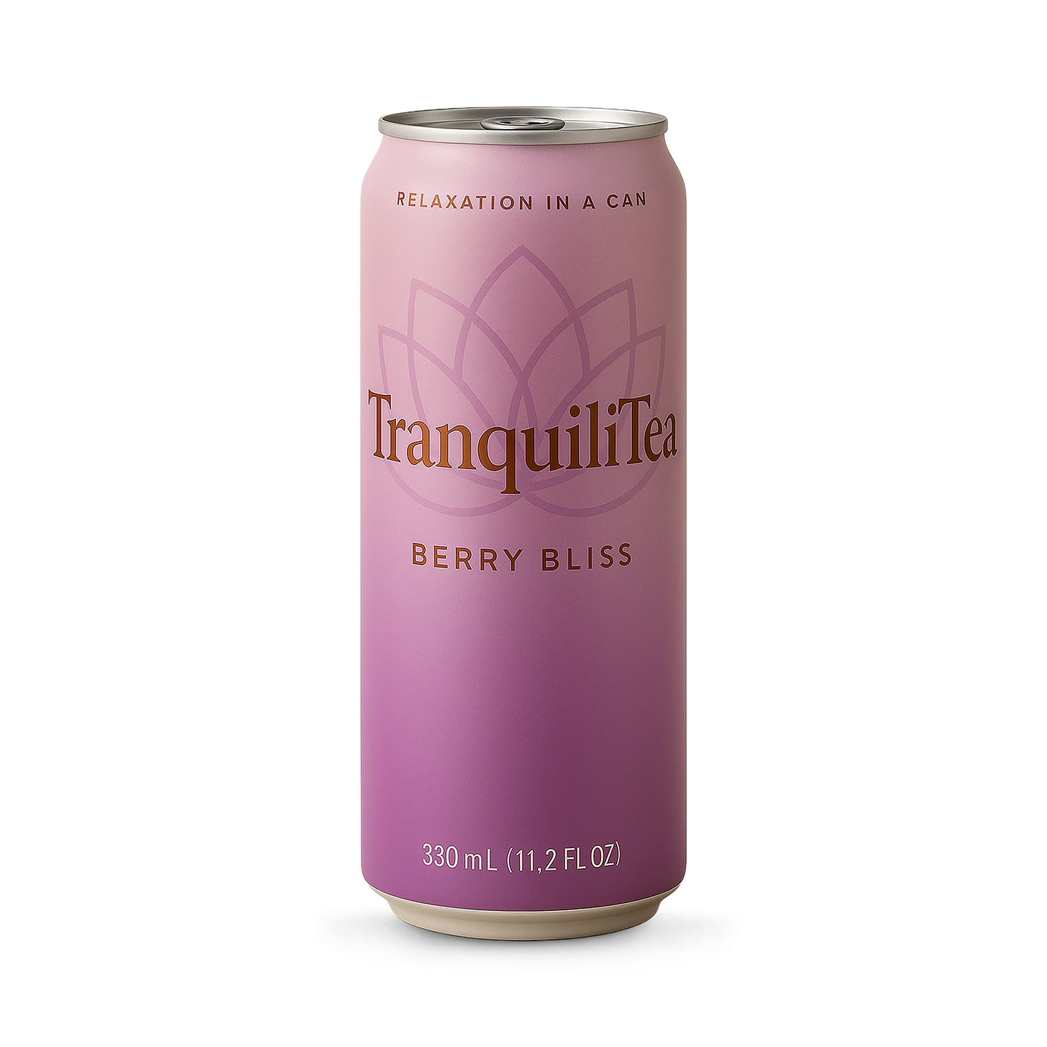 TranquiliTea Berry Bliss jasmine tea drink 330ml 12-pack, imported from the UK