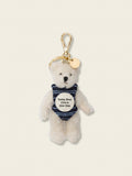 Prada teddy bear triangle-logo keyring charm 11cm - British product