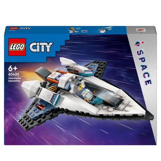 LEGO City Interstellar Spaceship Outer Space Toy Set 60430 GOODS Sainsburys   