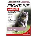 Frontline Wormer 230mg / 20mg Film Coated Tablets for Cats - 2 Flavoured Tablets GOODS Boots   