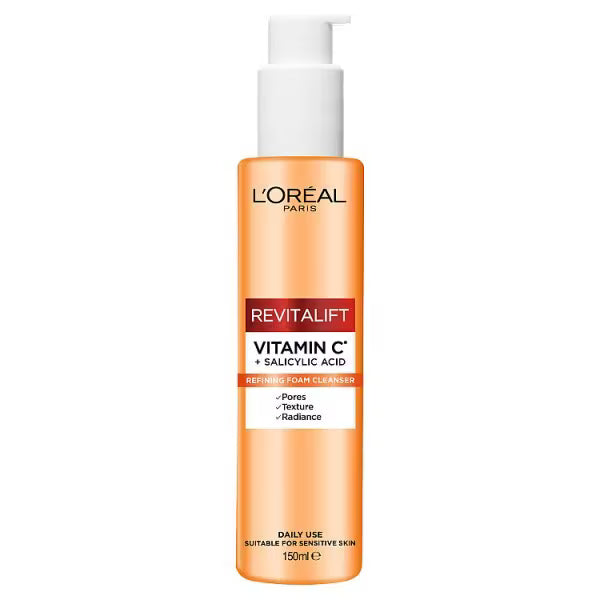 L'Oréal Paris Revitalift Vitamin C Cleanser 150ml, UK version