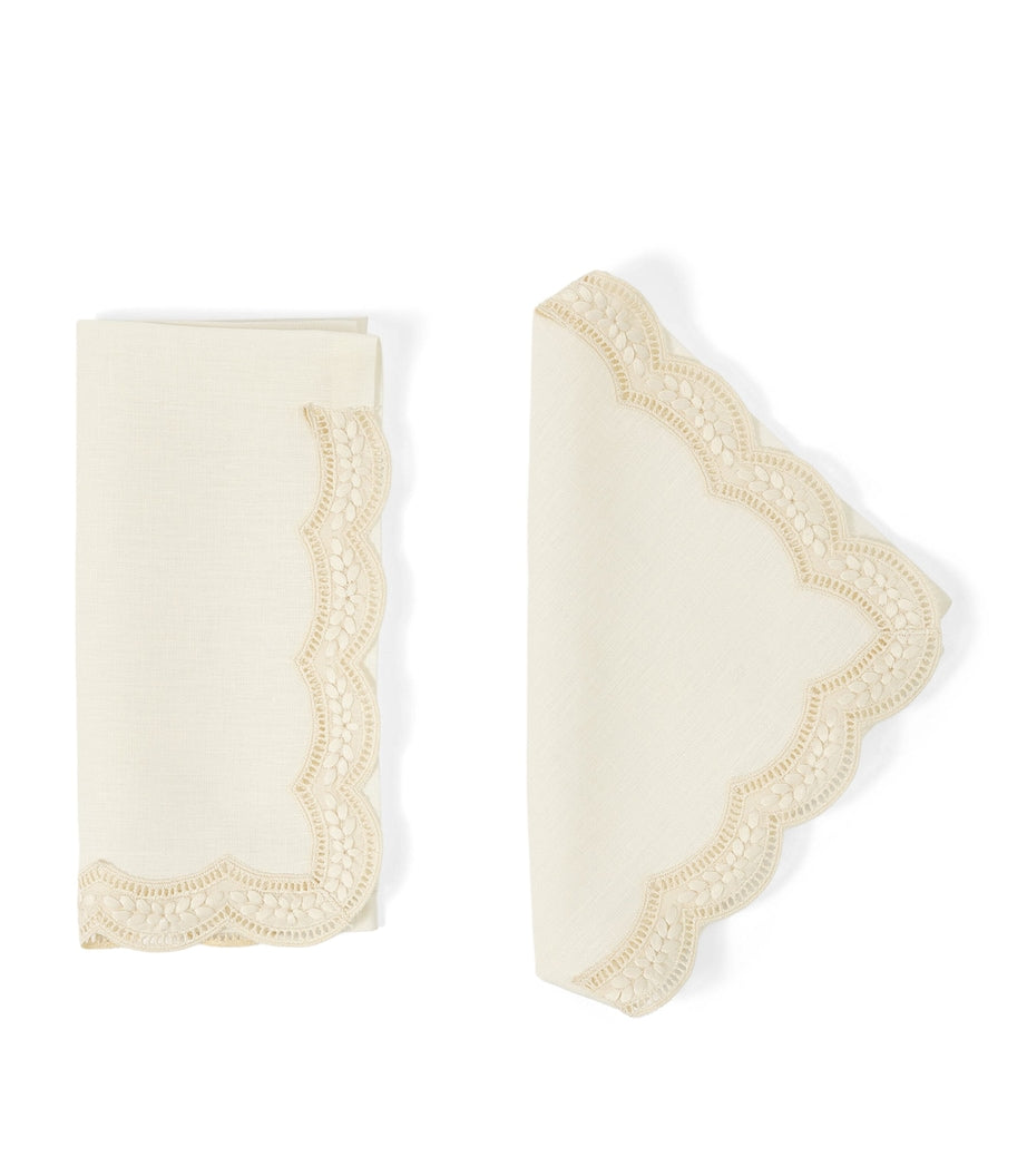 Cabana Magazine Emilia linen napkin 50cm x 50cm - British product
