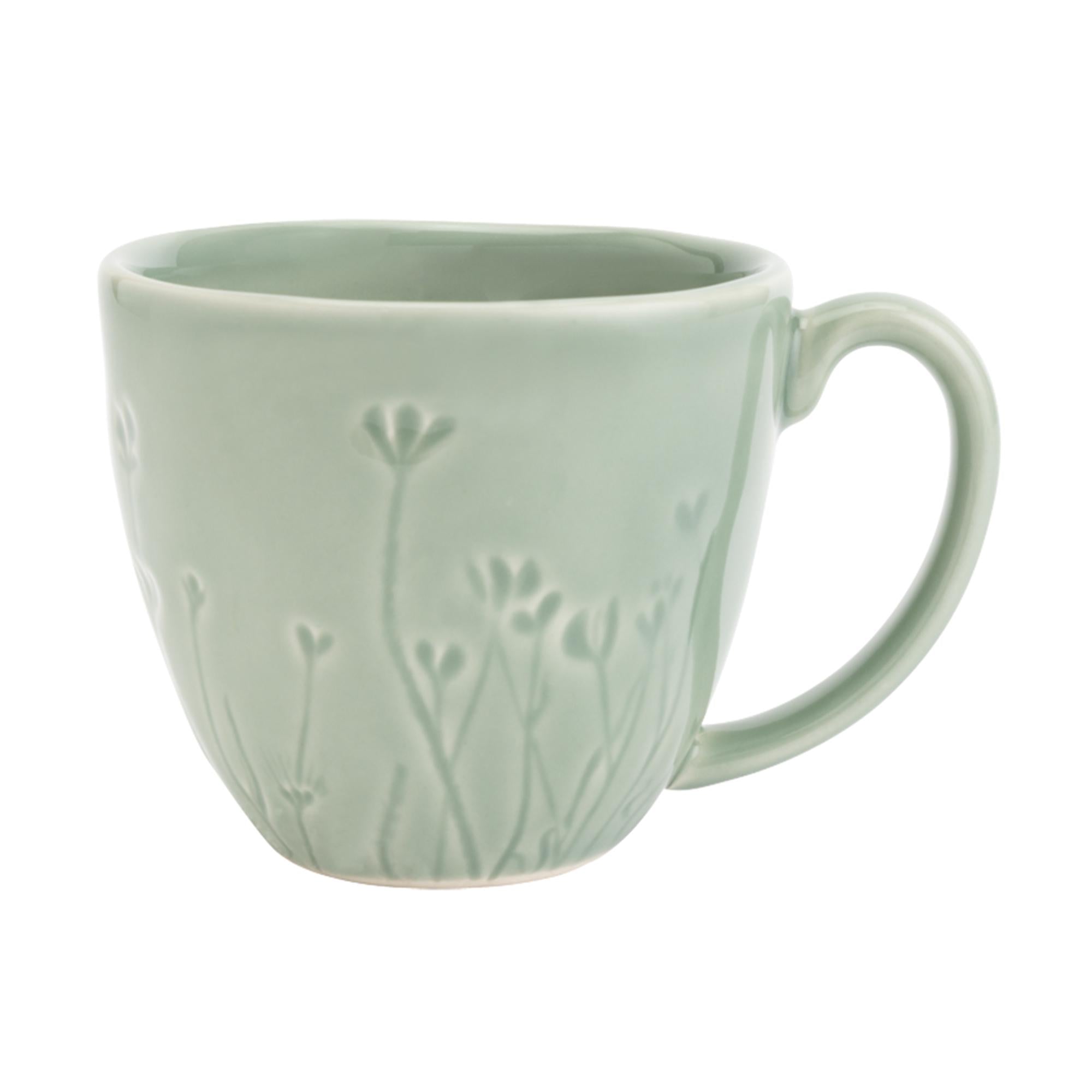 Habitat Pressed Floral Mug GOODS Sainsburys   